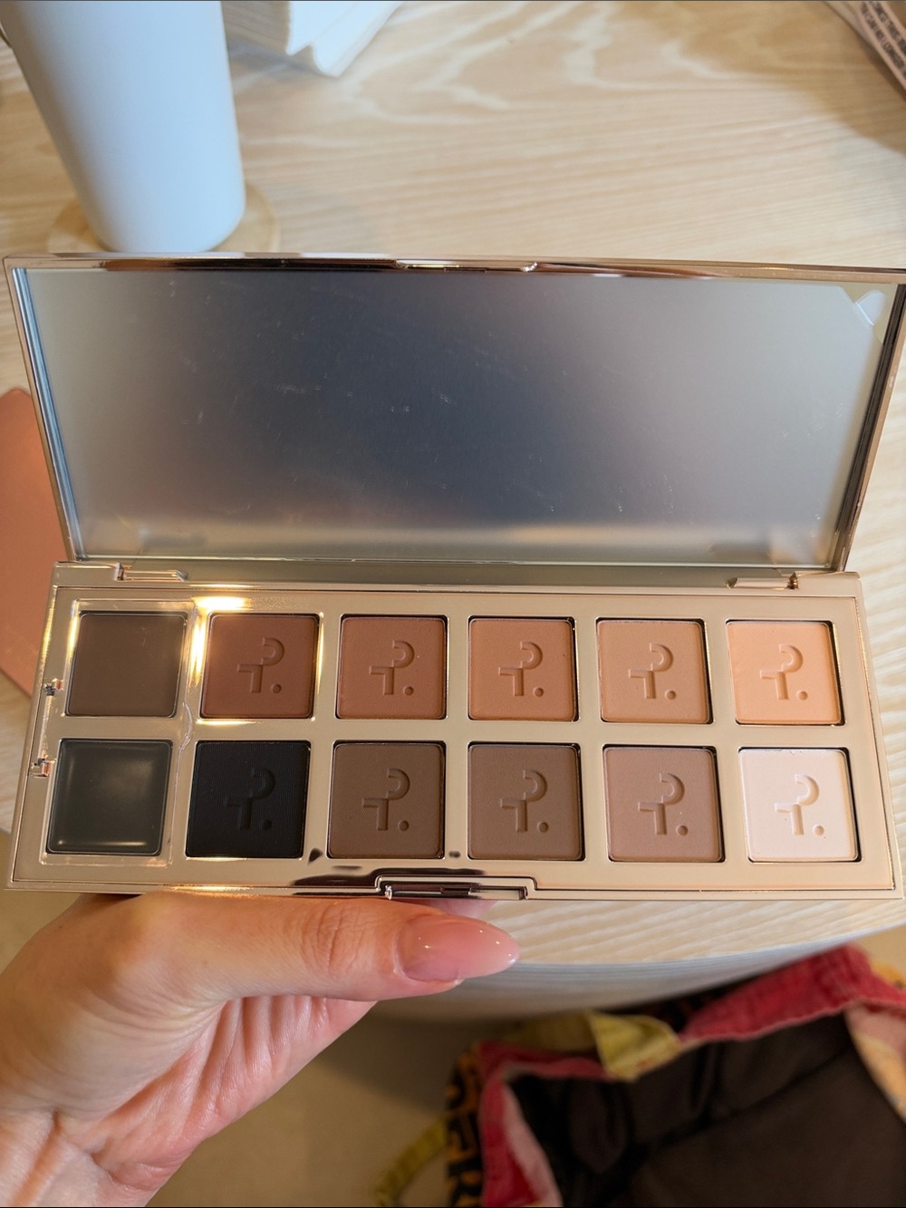 Patrick Ta Neutral Eyeshadow Palette — Warm Browns & Creams